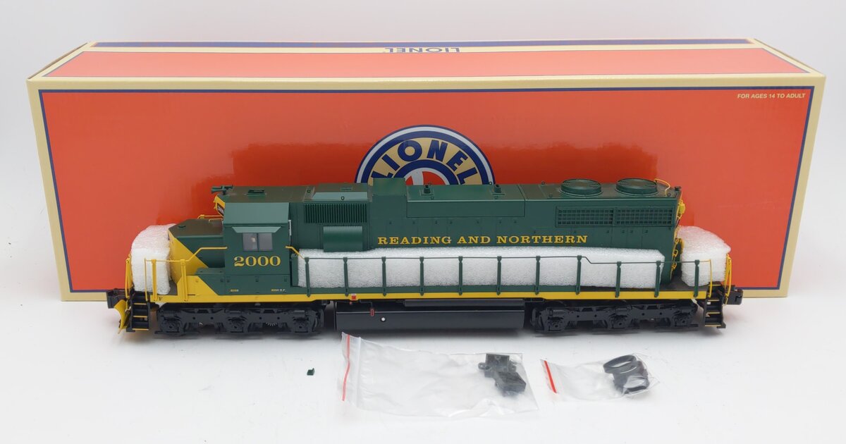Lionel 6-82804 O Reading & Northern LEGACY SD38 Diesel Locomotive #2000