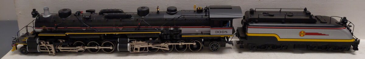 Lionel 2131500 O VISIONLINE Santa Fe 2-10-10-2 Steam Locomotive & Tender #3008