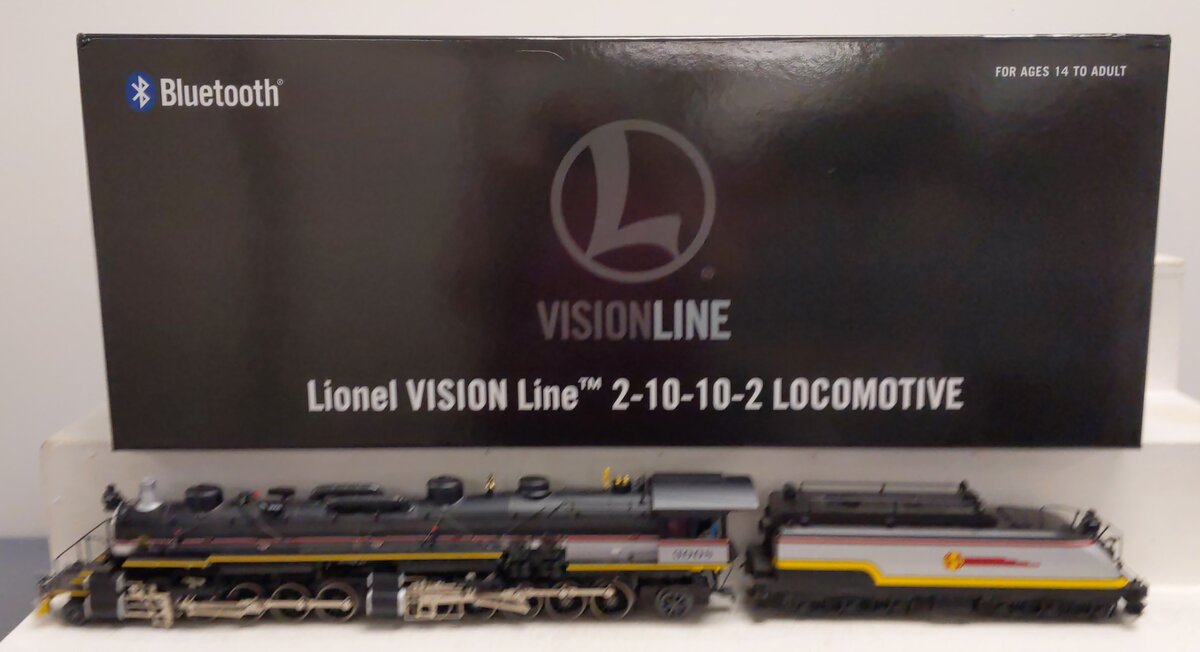 Lionel 2131500 O VISIONLINE Santa Fe 2-10-10-2 Steam Locomotive & Tender #3008