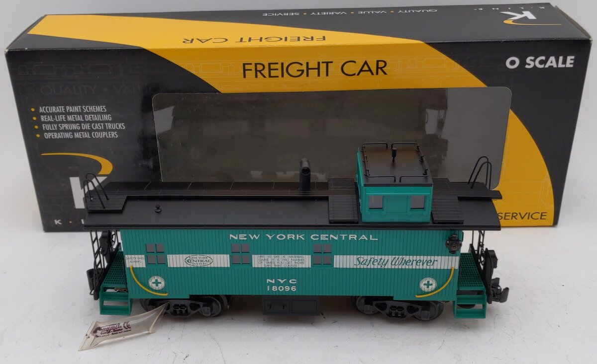 K-Line K616-1752 O Gauge NYC Wood Sided Caboose #18096 LN/Box