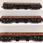 Lionel 6-25635 O Pennsylvania Red Arrow Heavyweight Passenger Cars 3-Pack EX/Box