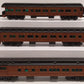 Lionel 6-25635 O Pennsylvania Red Arrow Heavyweight Passenger Cars 3-Pack