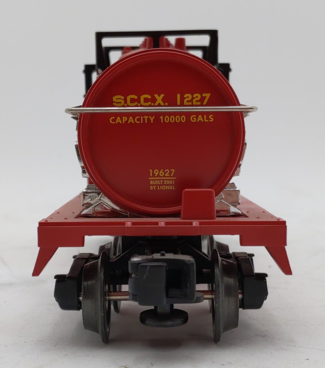 Lionel 6-19627 O Gauge Shell Single Dome Chrome Plated Tank Car #1227 LN/Box