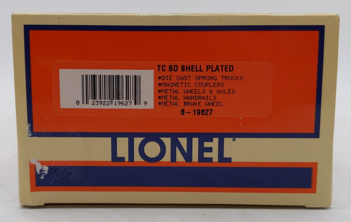 Lionel 6-19627 O Gauge Shell Single Dome Chrome Plated Tank Car #1227 LN/Box