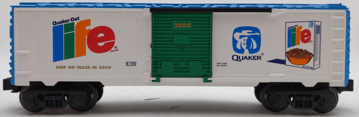 Lionel 6-36200 O Gauge Quaker Life Cereal Boxcar LN/Box