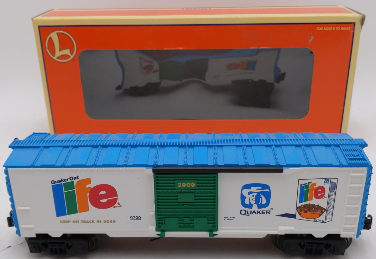 Lionel 6-36200 O Gauge Quaker Life Cereal Boxcar LN/Box