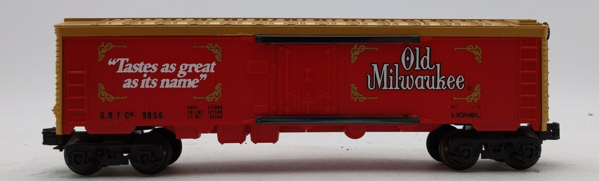 Lionel 6-9856 O Gauge Old Milwaukee Beer Billboard Reefer Car EX/Box
