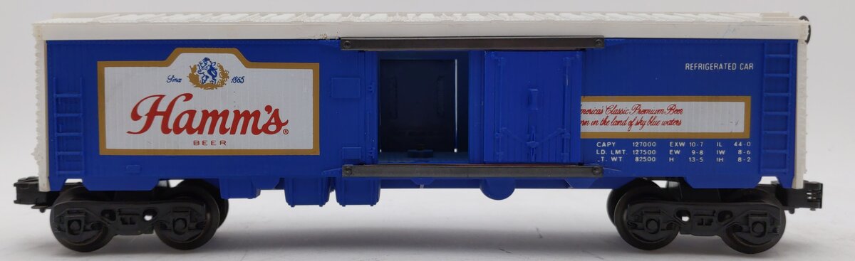 Lionel 6-9862 O Gauge Hamm's Beer Billboard Reefer Car LN/Box