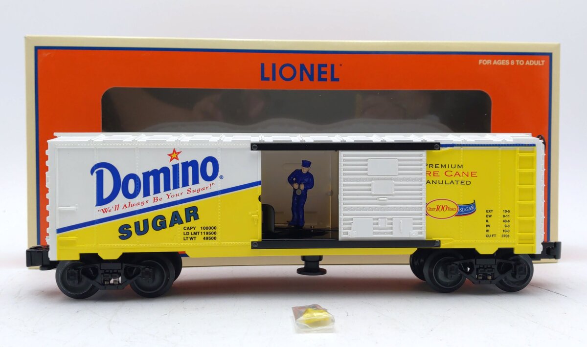 Lionel 6-26864 O Gauge Domino Sugar Operating Boxcar
