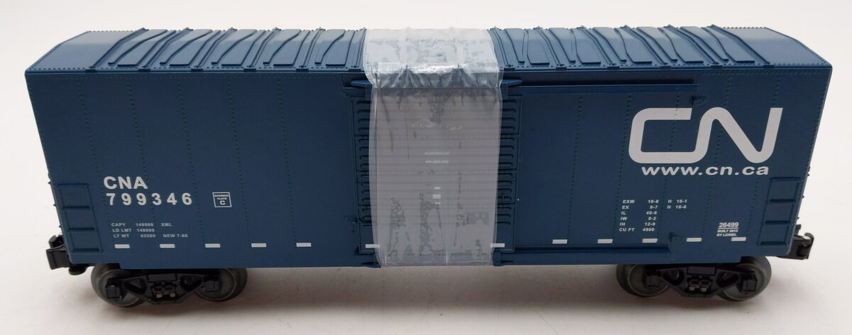 Lionel 6-26499 O Canadian National Hi-Cube Boxcar #799346