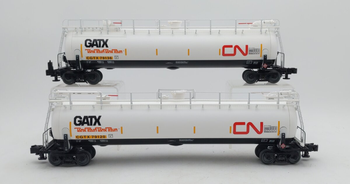 Lionel 6-85117 O Canadian National Tank Pack with End-Of-Train Device (2)