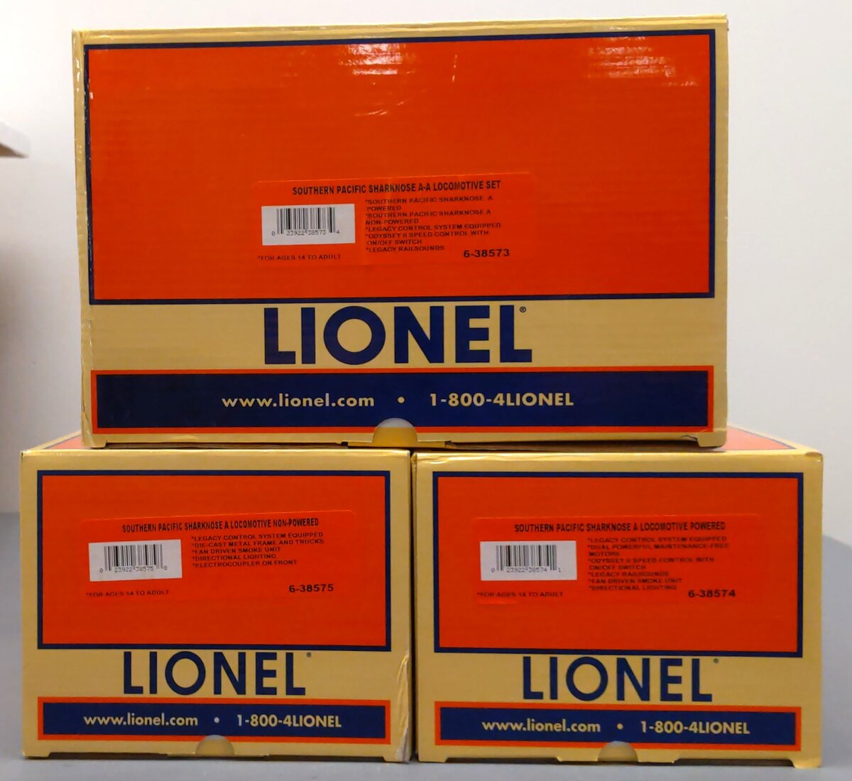 Lionel 6-38573 SP Legacy RF-16 Sharknose AA Diesel Locomotive Set #6056/6058