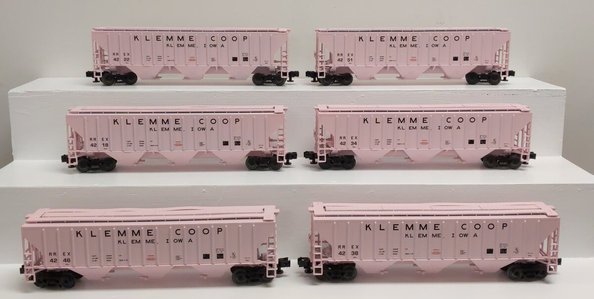 Lionel 3-16140 O Klemme Coop LS PS-2CD Covered Hopper 6-Car Set