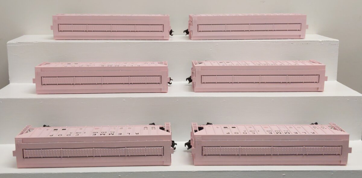 Lionel 3-16140 O Klemme Coop LS PS-2CD Covered Hopper 6-Car Set
