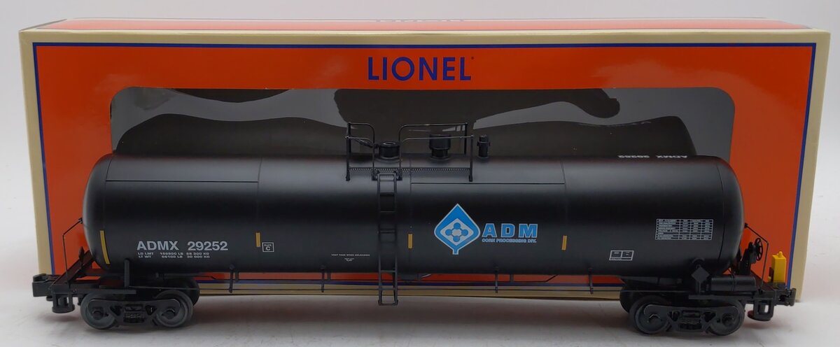 Lionel 6-85089 O ADM 30K Tank Car with End of Train Device #29252