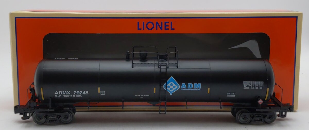 Lionel 6-85085 O ADM 30K Tank Car with Freight Sounds #29248