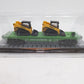 Menards 279-2656 O Burlington Northern Flatcar w/2 Master-Skids MT/Box