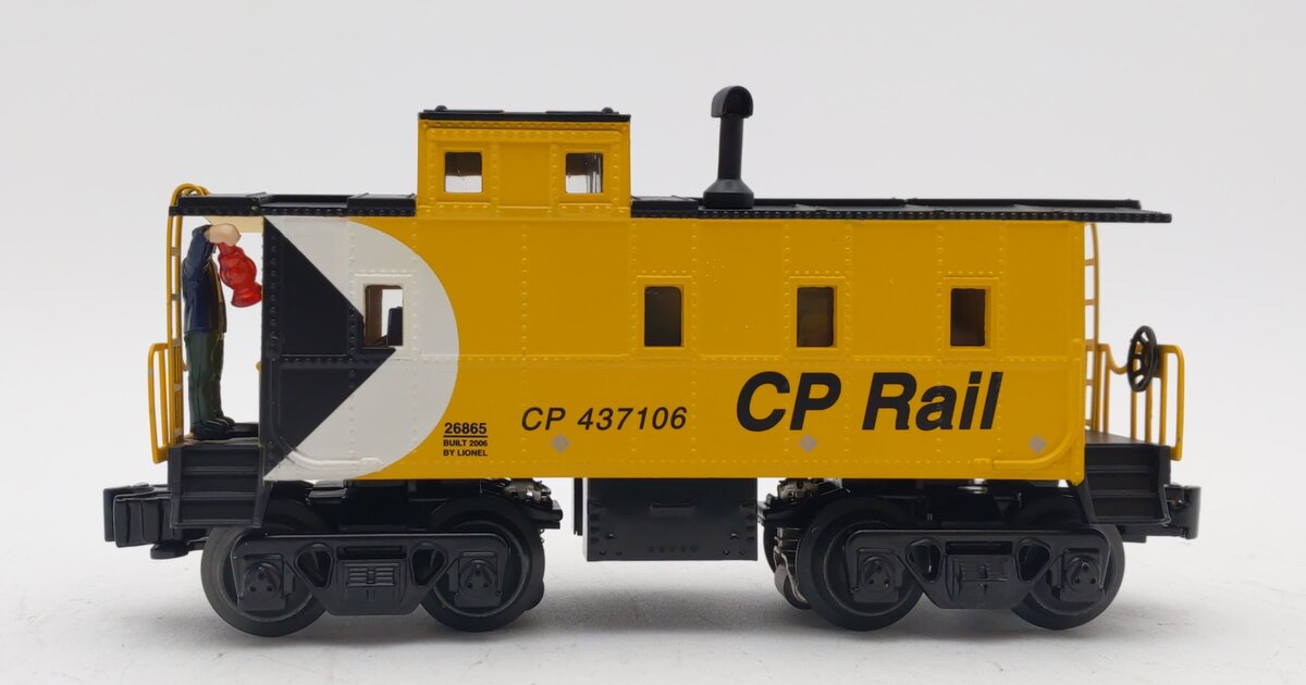 Lionel 6-26865 O Gauge CP Operating Animated Caboose #437106