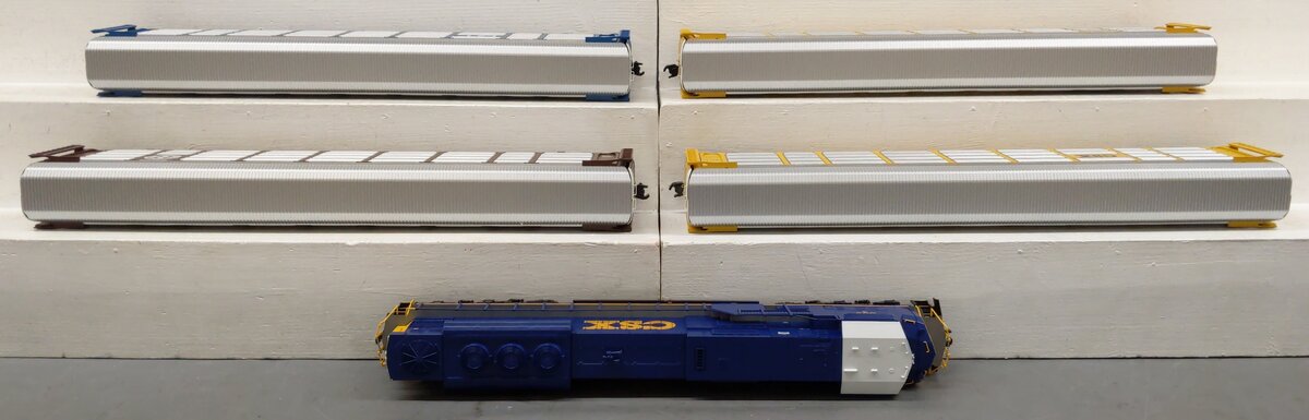 Lionel 6-11180 O CSX Modern SD80MAC Auto Carrier Diesel Train Set #809