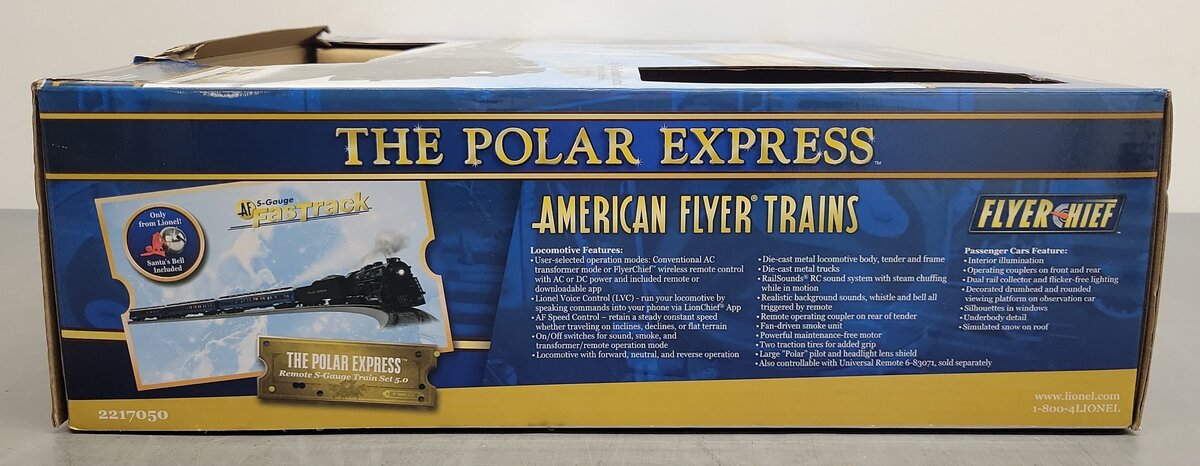 American Flyer 2217050 The Polar Express FlyerChief S Gauge Starter Train Set