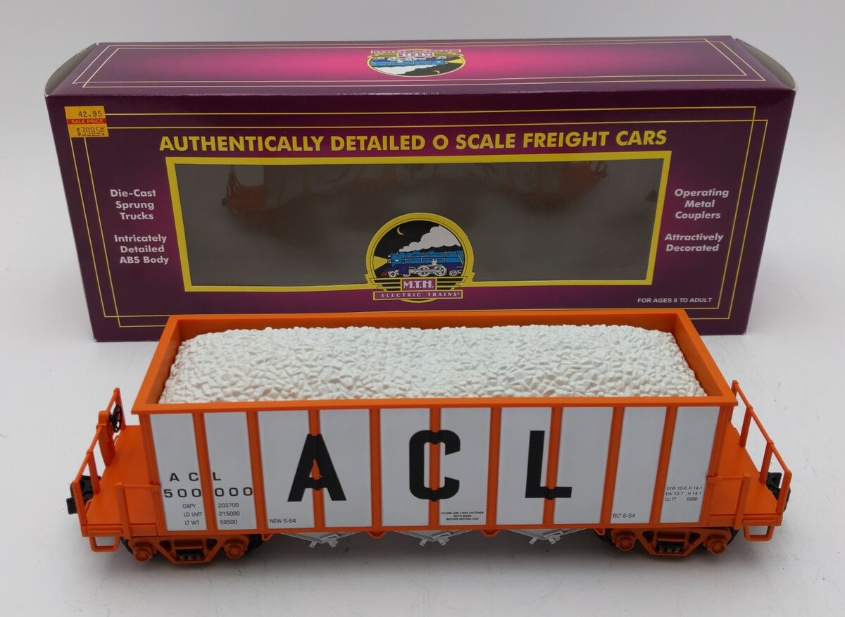 MTH 20-98218 O Gauge Atlantic Coast Line Rapid Discharge Car #500000 EX/Box
