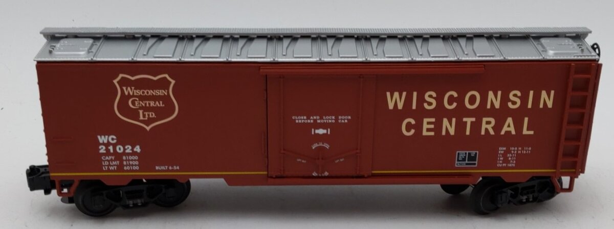 MTH 20-94056 O Gauge Wisconsin Central Reefer Car #21024 LN/Box
