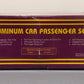 MTH 20-6014 O Gauge Norfolk & Western 60' Aluminum Passenger 4-Car Set LN/Box