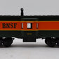 MTH 30-7718 O Gauge Burlington Northern Santa Fe Bay Window Caboose #12112 EX/Box