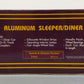MTH 20-6114 O Gauge N&W 60' Aluminum Sleeper/Diner 2-Car Set (3-Rail) NIB