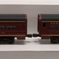 MTH 20-6114 O Gauge N&W 60' Aluminum Sleeper/Diner 2-Car Set (3-Rail) NIB