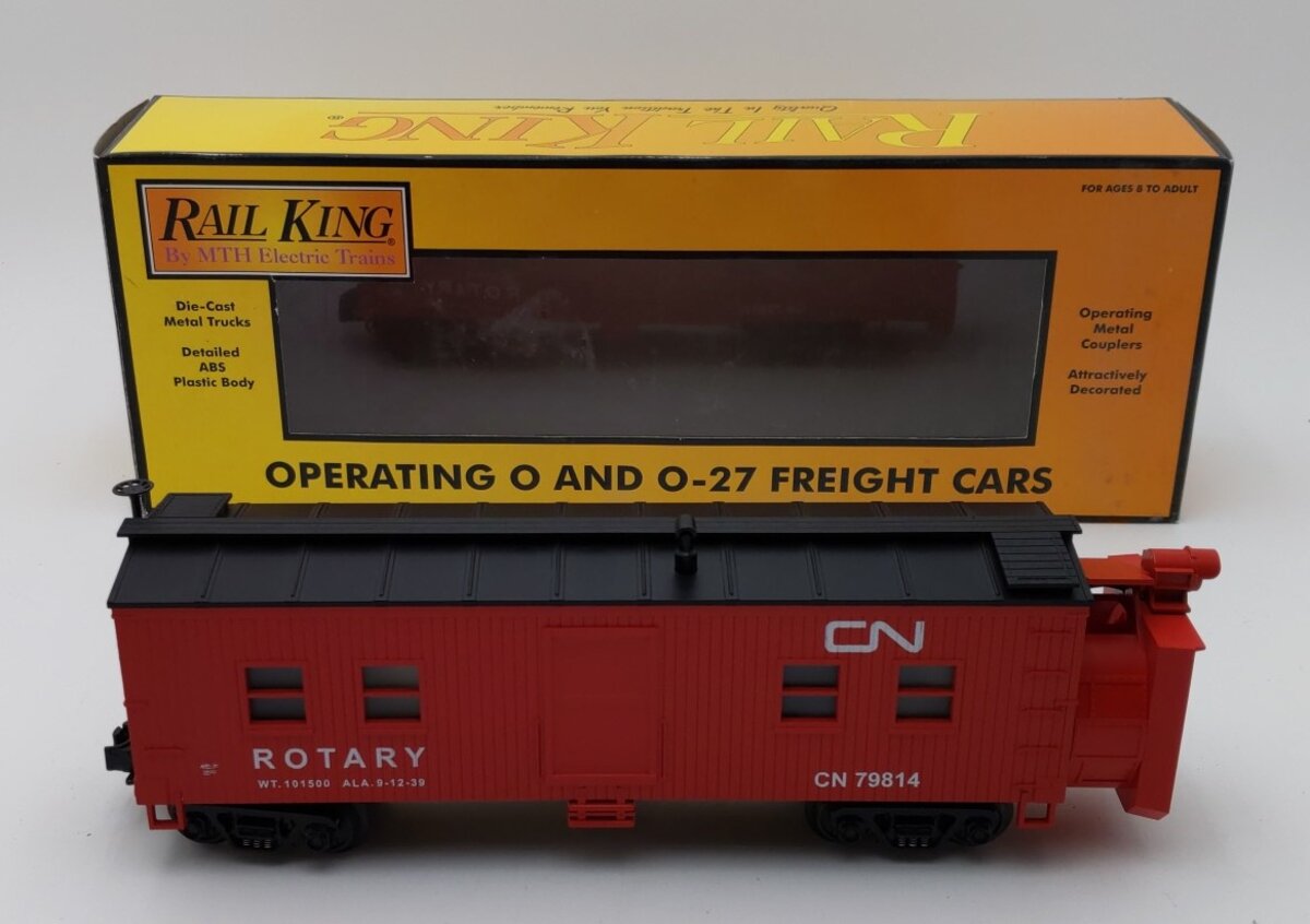 MTH 30-7922 Canadian National Rotary Snow Plow NIB