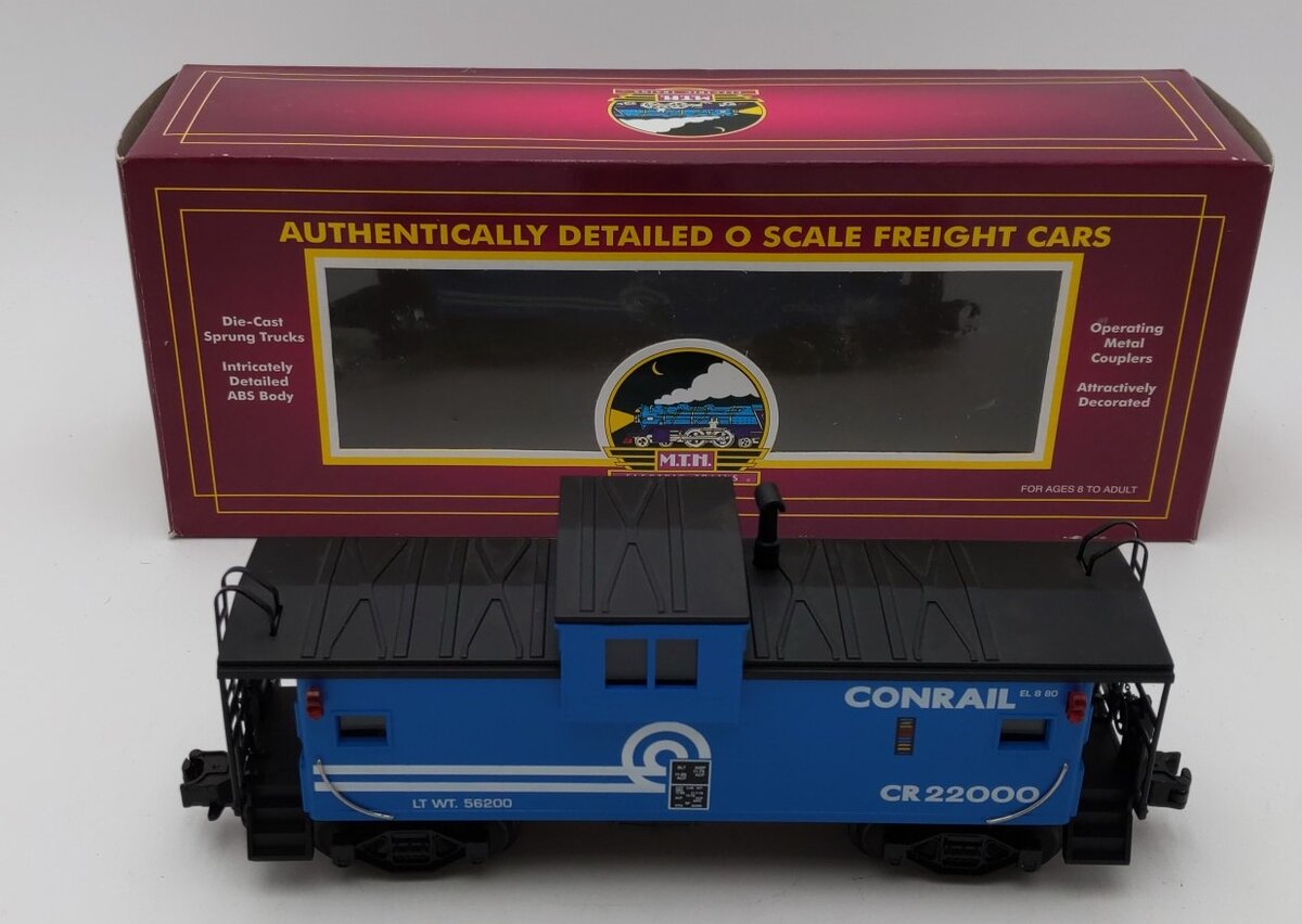 MTH 20-91012 O Scale Conrail Extended Vision Caboose #22000 LN/Box