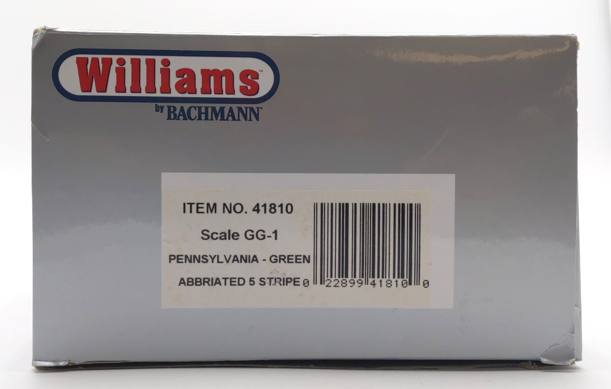 Williams 41810 O Pennsylvania GG-1 Electric Locomotive #4829