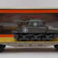 Lionel 2428260 O US Army 3-Rail Flatcar with Tank Load