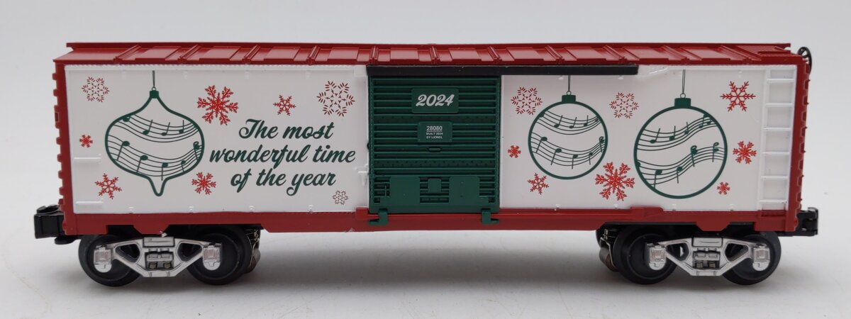 Lionel 2428080 O 2024 Christmas Music Boxcar