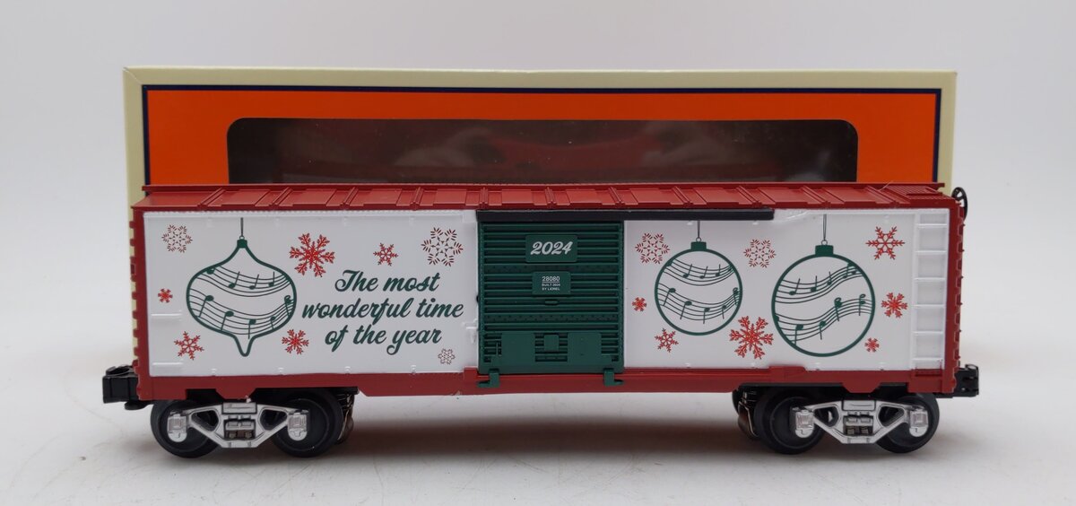 Lionel 2428080 O 2024 Christmas Music Boxcar