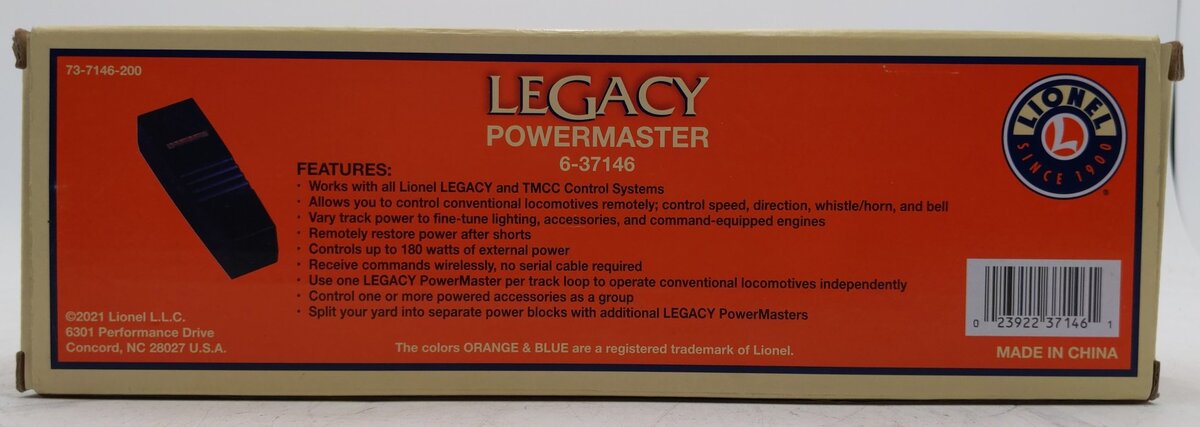Lionel 6-37146 O Legacy Powermaster MT/Box