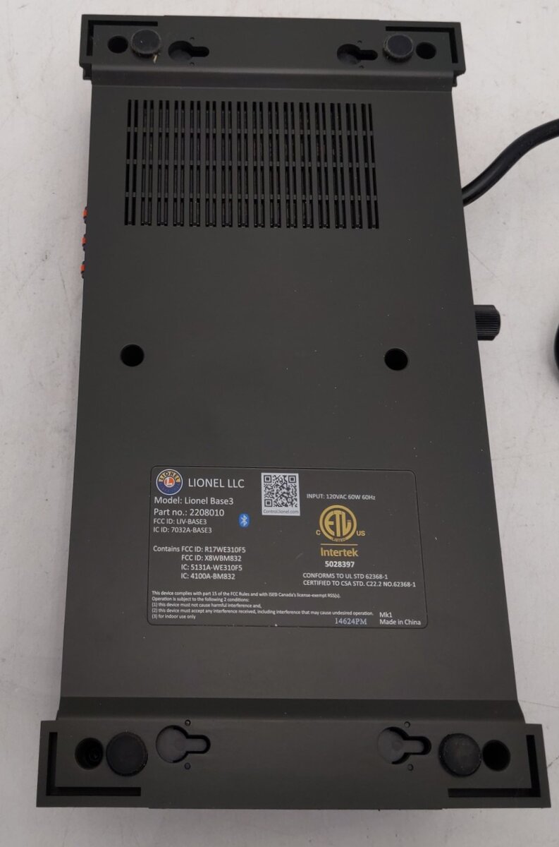 Lionel 2208010 Lionel Command Base 3 NIB