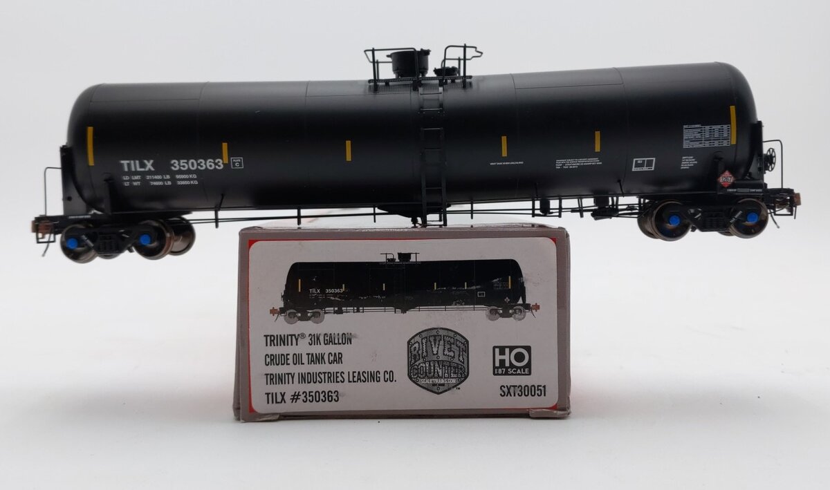 Scale Trains SXT30051 HO TILX Trinity Rail 31,000 Crude Oil Tank Car #350363