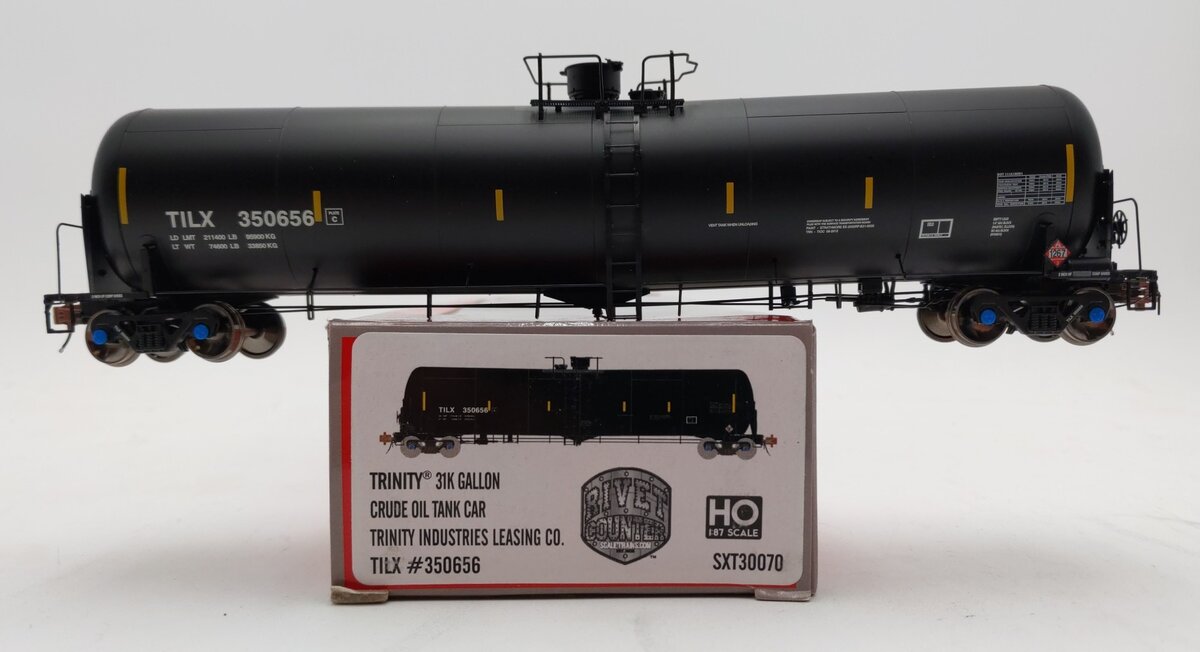Scale Trains SXT30070 HO TILX Trinity Rail 31,000 Crude Oil Tank Car #350656