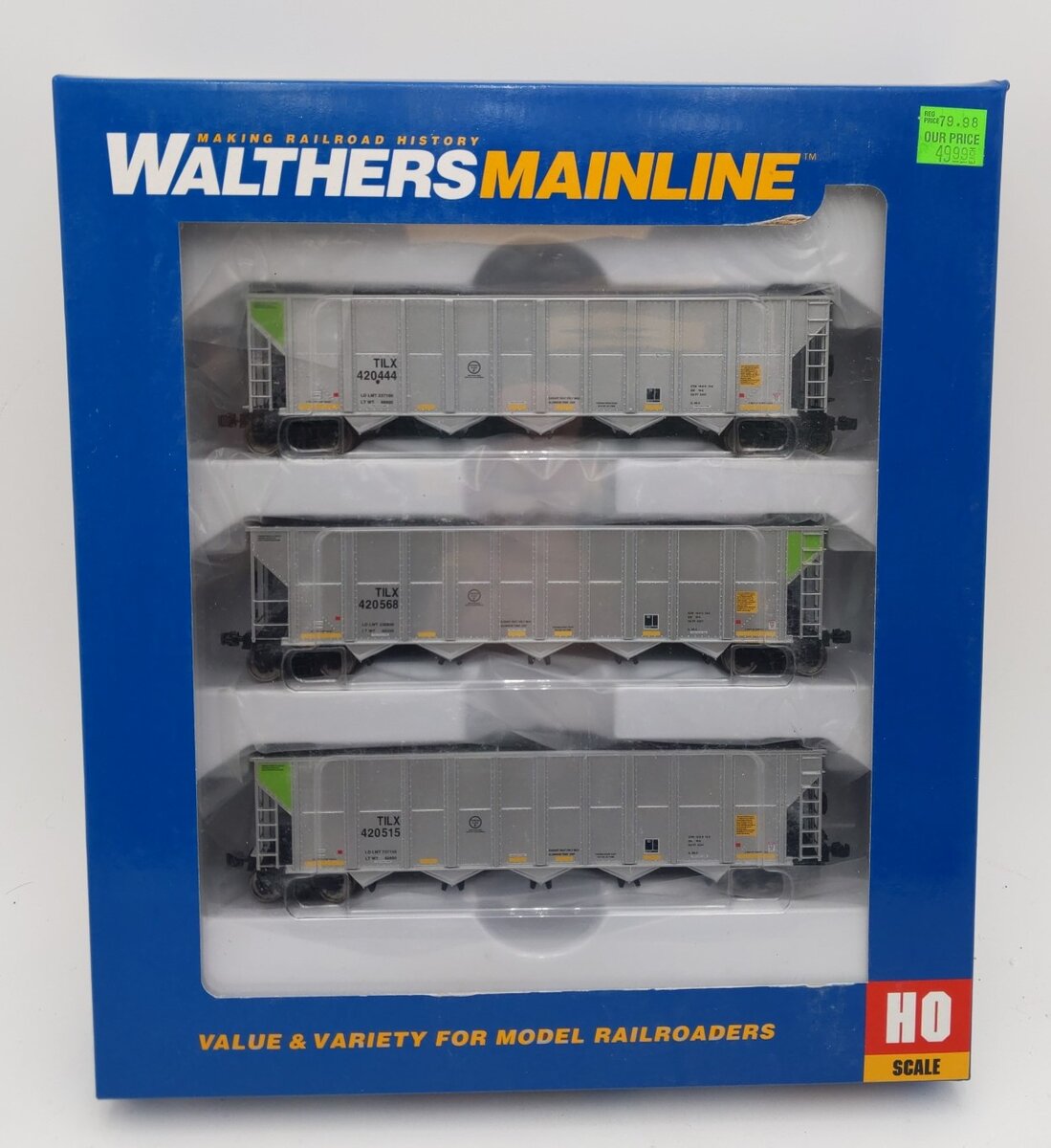 Walthers 910-56866 HO TILX RD-4 Coal Hopper #2 (Set of 3)