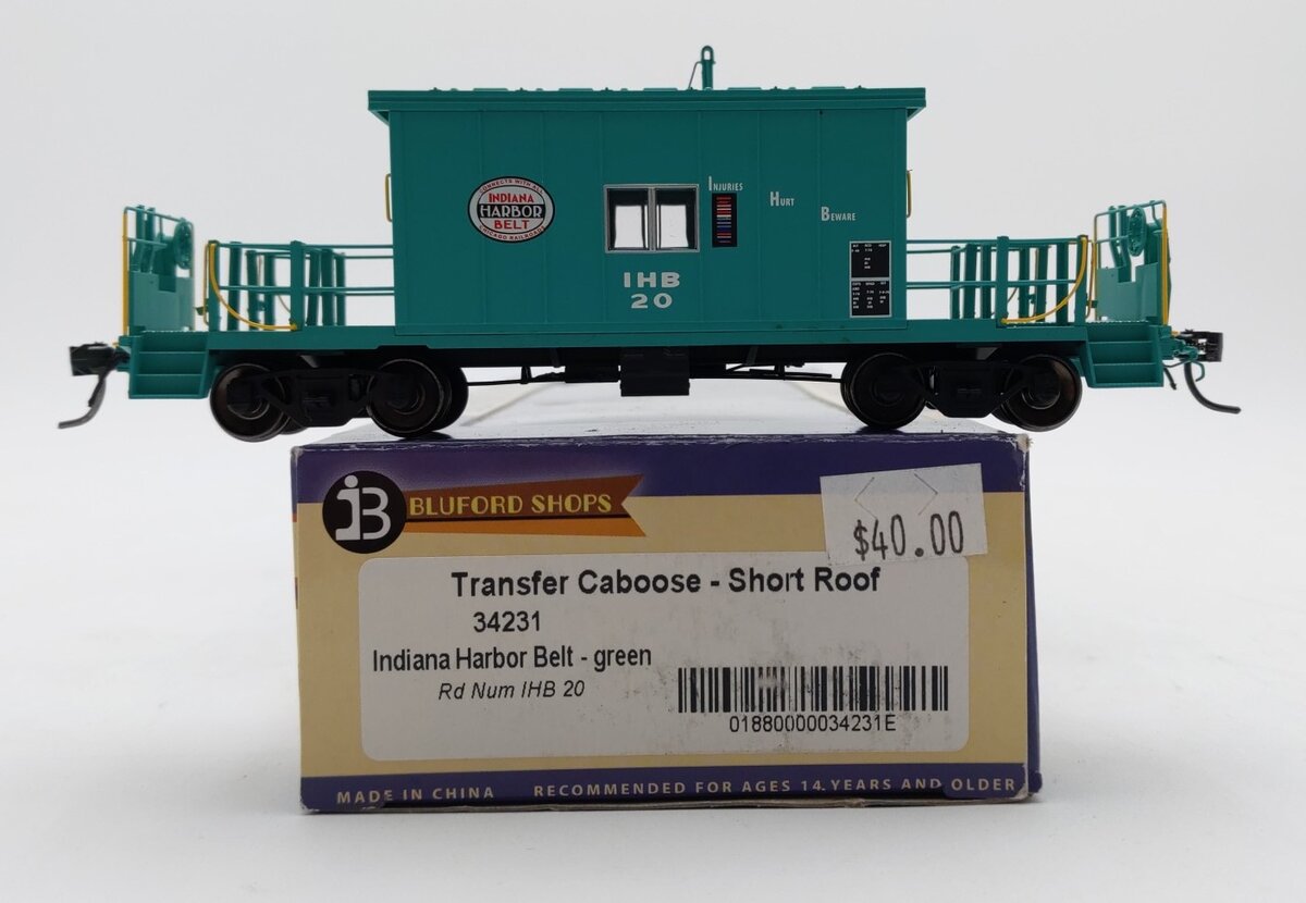 Bluford Shops 34231 HO Indiana Harbor Belt Transfer Caboose #20