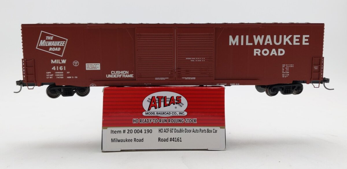 Atlas 20004190 HO Milwaukee Road 60' Auto Parts Boxcar #4161