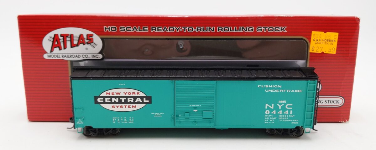 Atlas 20013001 HO New York Central 50' Postwar Single Door Boxcar #84441