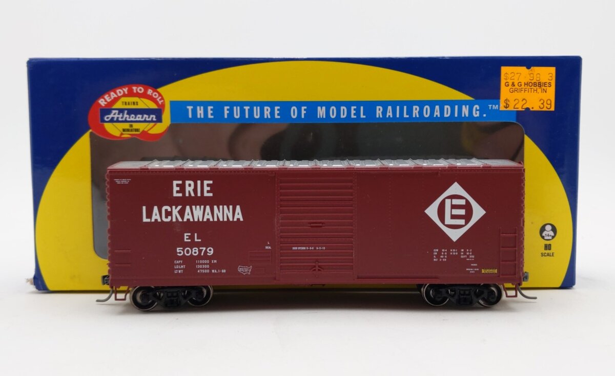 Athearn 14615 HO Erie Lackawanna 40' Modern Box Car #50879