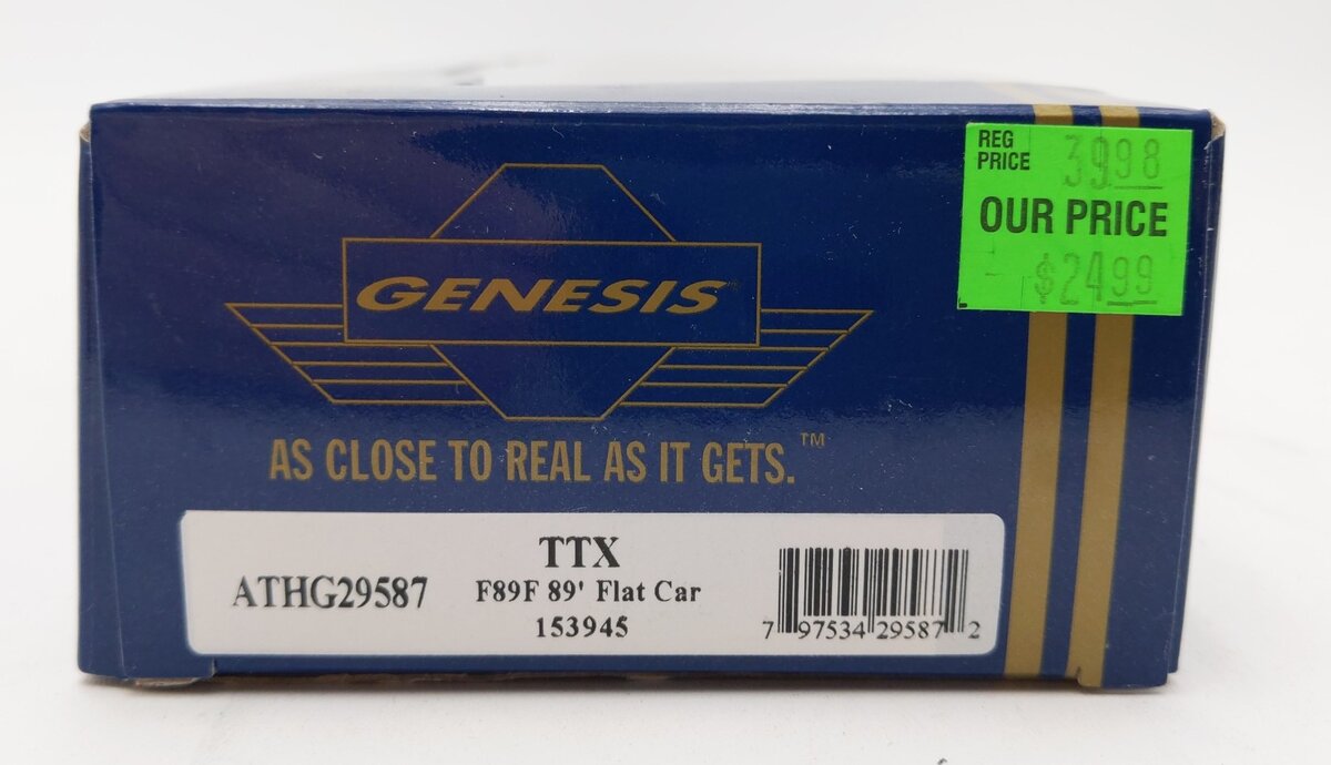 Athearn G29587 HO TTX F89-F89'8" TOFC Flatcar #153945
