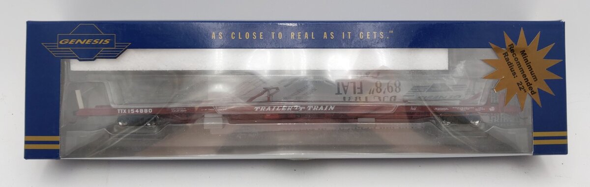 Athearn G29580 HO TTX F89-F89'8" TOFC Flat Brown #154880