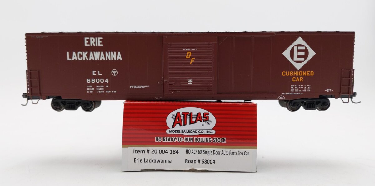 Atlas 20004184 HO Erie Lackawanna 60' Auto Parts Boxcar #68004