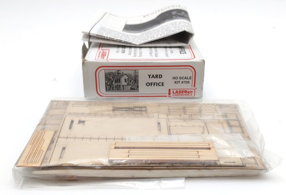 American Model Builders 709 HO Scale Railroad Yard Office Laser Kit