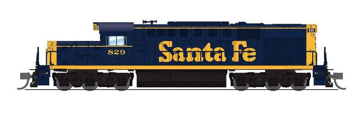 Broadway Limited 6610 N ATSF Alco RSD-15 Diesel Locomotive #829 w/ DCC & Sound